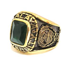 Anillo moderno personalizado de latón con circonita unisex a precio moderado - Product Image 2