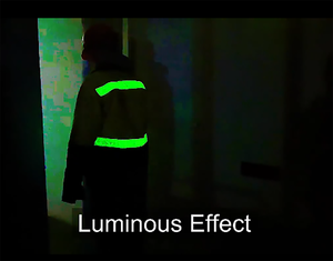 Chaleco de mezclilla luminoso para motocicleta de bicicleta para chaleco de noche para hombres con logotipo personalizado/foto - Product Image 3