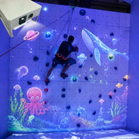 Paredes de Escalada para Interiores, Juego de Escalada Interactivo para Niños con Proyección para Parques Infantiles Interiores Multiedad