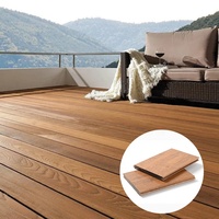 Kit de terrasse extérieure Plancher extérieur en composite de terrasse en bois de bambou durable