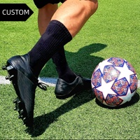 Chaussettes de football antidérapantes à cinq doigts, respirantes, rembourrées, avec logo personnalisé disponible, pour la stabilité et l'entraînement
