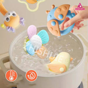 Meilleures nouvelles hochets et anneaux de dentition pour bébés, <span class=keywords><strong>jouet</strong></span> musical gonflable en plastique ABS écologique et non toxique pour nouveau-nés de 0 à 24 <span class=keywords><strong>mois</strong></span> - Product Image 4