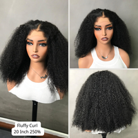 Perruque Lace Front Cheveux Humains Kinky Straight, Perruques Lace Front Transparentes 13x4 13x6 en Cheveux Humains Vierges Bruts, Perruque M Lagos Hairline