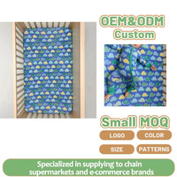 Draps en Fibre de Bambou pour Lits, Drap de Lit Bébé Portable, Draps de Lit pour Lit Bébé