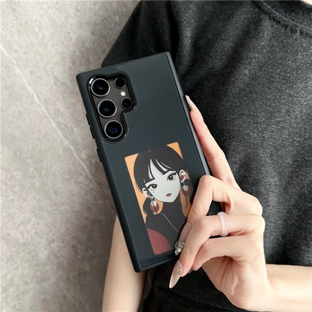 E Ink Phone Case 4 Color Display NFC DIY Pattern Phone Cover for Samsung Galaxy S24 Ultra