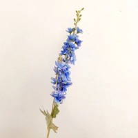 Bunga Artificial Delphinium Hyacinth Baby Breath Real Touch Flocked yang Laris Manis untuk Dekorasi Pernikahan