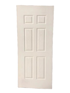 Hoja de cubierta de piel de puerta interior imprimación moldeada panel de puerta de melamina <span class=keywords><strong>MDF</strong></span> panel de prensa de hierro en relieve de melamina para dormitorio - Product Image 2