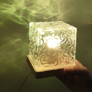 Dynamic Ocean Water Wave Effect <b>Remote</b> <b>Control</b> Table Lighting Ceiling Projector Night Light Color Changing Crystal Ripple Lamp - Product Image 2