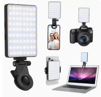 Prix bas Portable en direct Selfie photographie téléphone Clip Flash Selfie lumière caméra téléphone tablette vidéo rvb lumière de remplissage