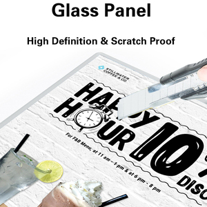 Lightbox cửa sổ hiển thị A1/A2/A3/A4 nhôm Áp phích khung Snap siêu mỏng quảng cáo chiếu sáng <span class=keywords><strong>LED</strong></span> Glass hộp Đèn - Product Image 4