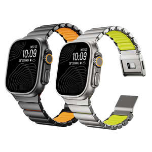 Correa <span class=keywords><strong>de</strong></span> Titanio Puro <span class=keywords><strong>de</strong></span> Lujo <span class=keywords><strong>de</strong></span> Alta Gama con Hebilla Magnética para <span class=keywords><strong>Apple</strong></span> IWatch Ultra 2/3 S11 10 9 44/45/46/49mm, Correa para Reloj Inteligente - Product Image 4