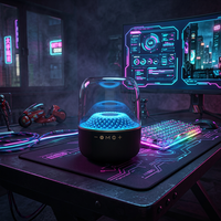 Altavoz Inalámbrico de Alta Potencia de 300W, Portátil, con Luces LED RGB y Batería de 8000mAh, Venta al Por Mayor de Fábrica
