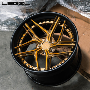 LSGZL <span class=keywords><strong>Llanta</strong></span> de Fibra de Carbono Forjada 5x114.3 5x130 5x127 con Diseño Cóncavo Profundo para AUDI, Tesla, <span class=keywords><strong>BMW</strong></span>, Nissan - Product Image 3