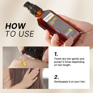 Pallamina Natural Organic Argan Oil Lissage Réparateur Huile Capillaire Argan Abîmée 60ML Traitement Maroc Huile Sérum Capillaire - Product Image 6