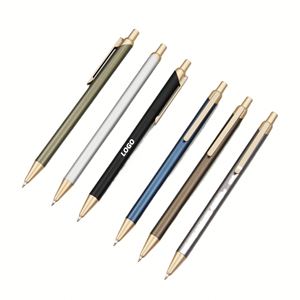 Bolígrafo Metálico con Clic y Logotipo Personalizado para Promociones de Hoteles y Empresas - Product Image 1