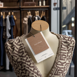 Phụ Nữ Của Phụ Kiện Quần Áo Dày Gạo Thẻ Trắng Cho Treo 3D Joker Thiết Kế Giá Tag Tùy Chỉnh Quần Áo - Product Image 1