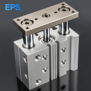 Cilindro Neumático de Tres Ejes y Tres Barras con Imán, Varilla Guía de Acero Inoxidable para Granjas, Tamaños TCM6/10/12/16/20/25*20*30*40*50*75*100 - Product Image 2