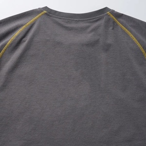 Camiseta Deportiva Transpirable con Bloques de Color, Costuras en Contraste, Manga Raglán, Manga Corta, Logotipo Personalizado - Product Image 3