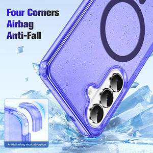 Capas de Telefone Novas com Glitter para Samsung S26 Plus <span class=keywords><strong>Design</strong></span> Luxuoso Epóxi Magnético Anti Choque para <span class=keywords><strong>Galaxy</strong></span> S24 S25 S26 Ultra - Product Image 5