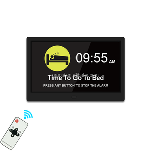 2026 Large Screen Display Digital Desk <strong>Clock</strong> with Alarm for Grandfather <strong>Grandmother</strong> Dementia Alzheimer's Reminders for Christmas - Product Image 1