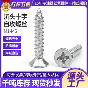 สกรูเกลียวปล่อยหัวฟิลลิปส์แบบจม  ชุบนิกเกิล  ขนาดนิ้ว  เกลียวขวา  สำหรับงานโลหะ  มาตรฐาน GB846 - Product Image 5