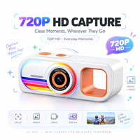 Appareil photo numérique portable mignon 720P HD, vidéo, charge Type C, stockage 64 Go, cadeau de voyage, caméra porte-clés