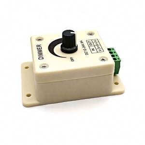 ตัวควบคุมไฟ LED แบบหรี่แสงได้ DC 24V 12V 8A ปรับความสว่างได้ สำหรับไฟ LED สีเดียว - Product Image 1