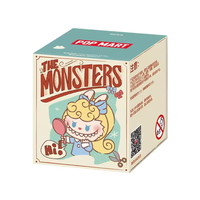 2026 POPMART Original the MONSTERS Labubu Retro Barber Shop Beans Anime Figure pop Beans Blind Box pour la décoration intérieure