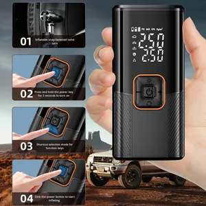 Pompe à air portable haute pression sans fil, <span class=keywords><strong>gonfleur</strong></span> électrique de pneus de <span class=keywords><strong>voiture</strong></span>, directement de l'usine mondiale, agent d'<span class=keywords><strong>achat</strong></span> 1688, garantie 4 ans - Product Image 3