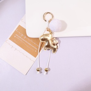 จี้ห้อยกระเป๋าแบบกำหนดเองลายม้าตามราศี พร้อมพวงปอมปอม ของตกแต่งกระเป๋าเรียน พวงกุญแจตุ๊กตาขนนุ่ม พวงกุญแจรถยนต์ พวงกุญแจแบบขายส่ง - Product Image 3