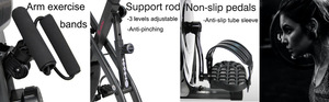 Vélo d'appartement pour usage intérieur avec affichage de la fréquence cardiaque, modèle <span class=keywords><strong>Xbike</strong></span> 11, charge maximale 300 kg, vélo d'exercice et de fitness - Product Image 5