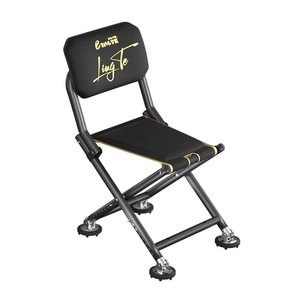 Chaise de pêche tout-terrain, tabouret pliant portable réglable en 8 positions avec dossier en mousse à mémoire de forme pour un confort de positionnement prolongé - Product Image 2