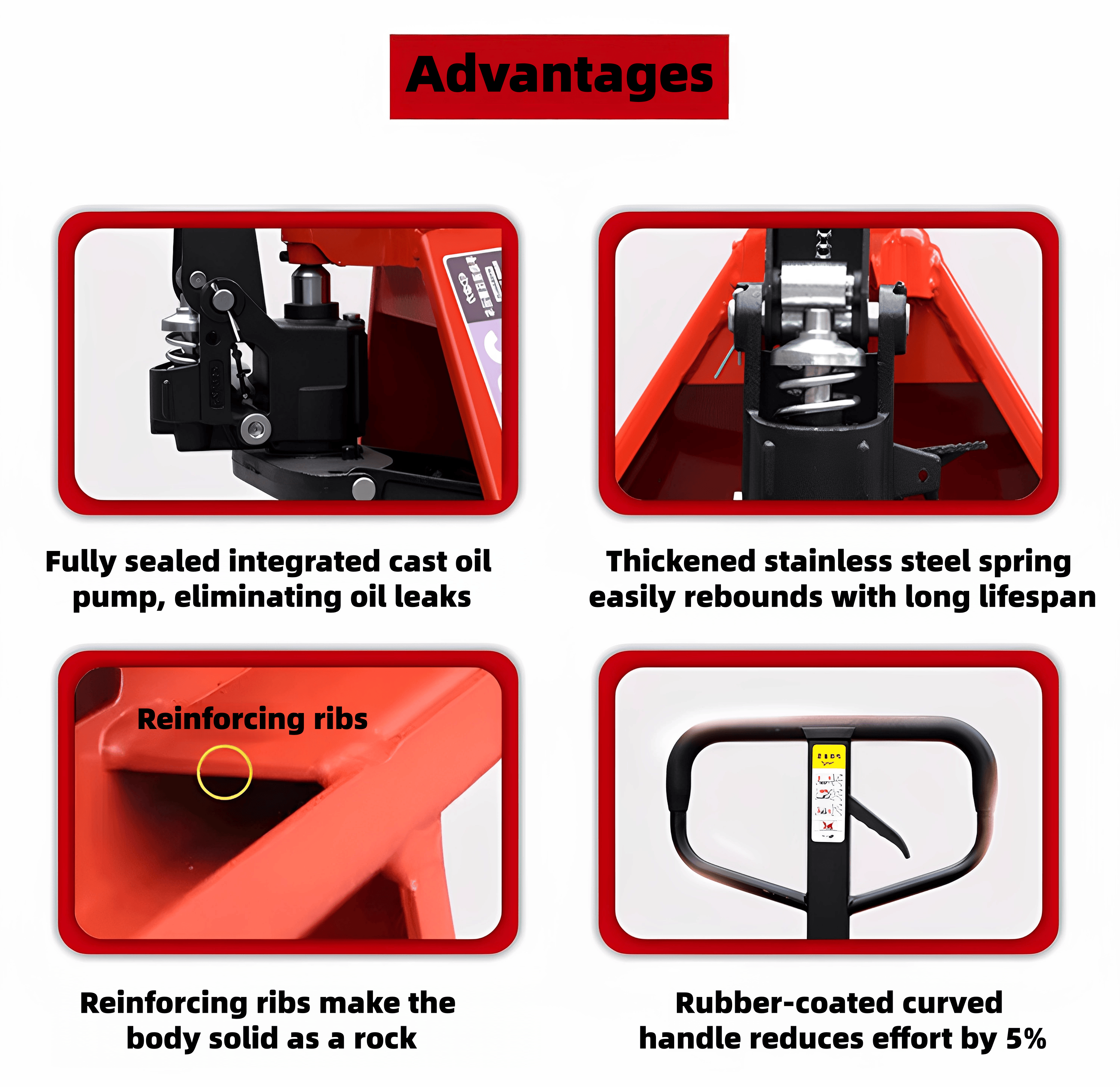 New ZOOYA Manual Hydraulic Pallet Jack 2T 3T Capacity Mini Walkie Pallet Truck 48x27 Retail Use 1 Year Warranty Indoor/Outdoor