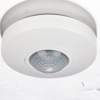 Sensor de Movimiento PIR de Doble Relé 220-240V, Sensor de Presencia para Techo con Control Remoto IP55, Interruptor de Control de Iluminación