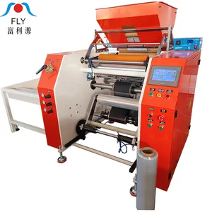 Hot Sale Efficient FLY-500 Low Cost Full-Auto-Rewinding Stretch/Cling Film Rewinding Machine