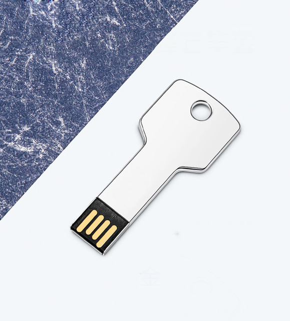 Hot Sale Metal Key Pendrive Usb Flash Drive 2.0 3.0 Custom Logo Key Usb Stick 1GB 2GB 4GB 8GB 16GB 32GB 64GB Pen Drive Key Usb