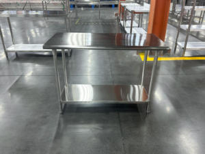 Customized 201/304 Stainless Steel <b>Work</b> <b>Table</b> for Commercial Kitchen, Restaurant Prep Workbench, Anti-Rust Utility <b>Table</b> - Product Image 2