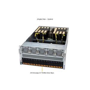Servidor Barebone en Rack SYS-522GA-NRT 5U de Doble Socket DDR5 ECC NVMe con Intercambio en Caliente, Multi GPU, IA, HPC, Configuración Personalizable - Product Image 1