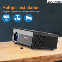 Fabrika Tedarikli LED Akıllı TV Projektör Youtube 4K 16000 Lümen 1080P Wifi ve Bluetooth Projektörlü