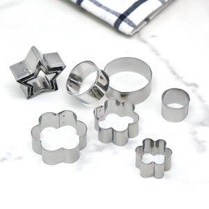 ชุดแม่พิมพ์คุกกี้สแตนเลส 30 ชิ้น รูปดอกไม้ หัวใจ ดาว สำหรับทำขนม - Product Image 6