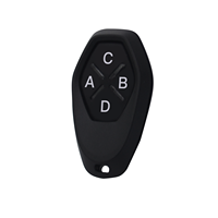 Télécommande sans fil YET2212 433 MHz pour ouvre-porte de garage automatique, étanche, à code fixe/rolling ou à apprentissage, pour duplicat de télécommande