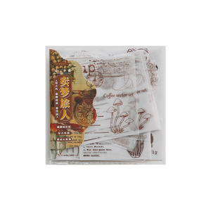 30 feuilles par paquet, notes autocollantes, série vintage, journal botanique vintage, fonds décoratifs DIY - Product Image 5