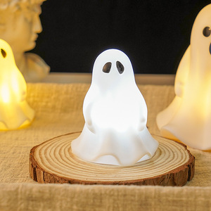 Linda Vela LED Digital con Forma de Fantasma, Divertida Lámpara Nocturna de Calabaza para Halloween, Adorno de Escritorio de Plástico, Accesorios para Fiestas, Regalo para Días Festivos - Product Image 4