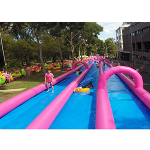 ใหม่บ้า1000ฟุตสไลด์พองเมือง/300M สไลด์ถนนพองสำหรับผู้ใหญ่ - Product Image 1