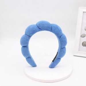 Visage lavage spa bandeau femmes éponge Spa éponge serviette tissu tissu bandeau pour soins de la peau visage maquillage bandeaux cheveux cerceau - Product Image 6