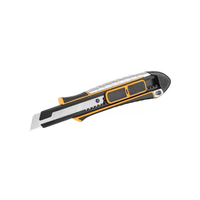 Couteau de sécurité utilitaire pour outils à main enduits de caoutchouc robuste de 18mm