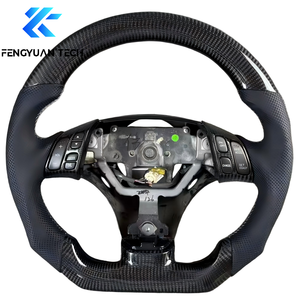 Volante Deportivo Personalizado de Fibra de Carbono y Cuero para <span class=keywords><strong>Mazda</strong></span> 3, <span class=keywords><strong>Speed</strong></span> 3, 6, CX3, CX4, CX5, CX50, CX30, CX8, CX9, CX90, MX5 2017 - Product Image 3