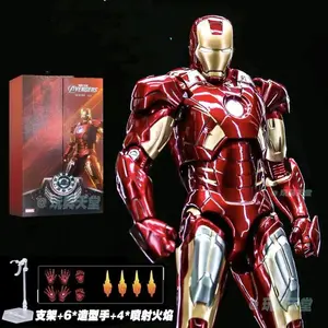 2023 IronMan MK50 PVC toy MK1 MK2 MK3 MK4 MK5 MK6 MK7 MK42 MK43 IronMans Joint movable model PVC toy