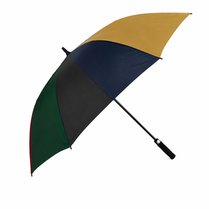 Custom Logo <b>Windproof</b> Golf <b>Umbrella</b> Large Size Automatic Open Double Canopy Fiberglass Frame Promotional Golf <b>Umbrella</b> Wholesale - Product Image 5