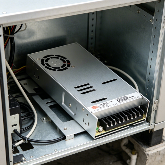 Meanwell LRS-600-36 36V Adjustable DC SMPS Power Supply for LED Lighting 16.6A Output Industrial Use